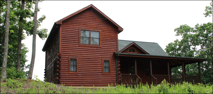 Professional Log Home Borate Application  Paulding County, Georgia