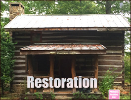 Historic Log Cabin Restoration  Paulding County, Georgia